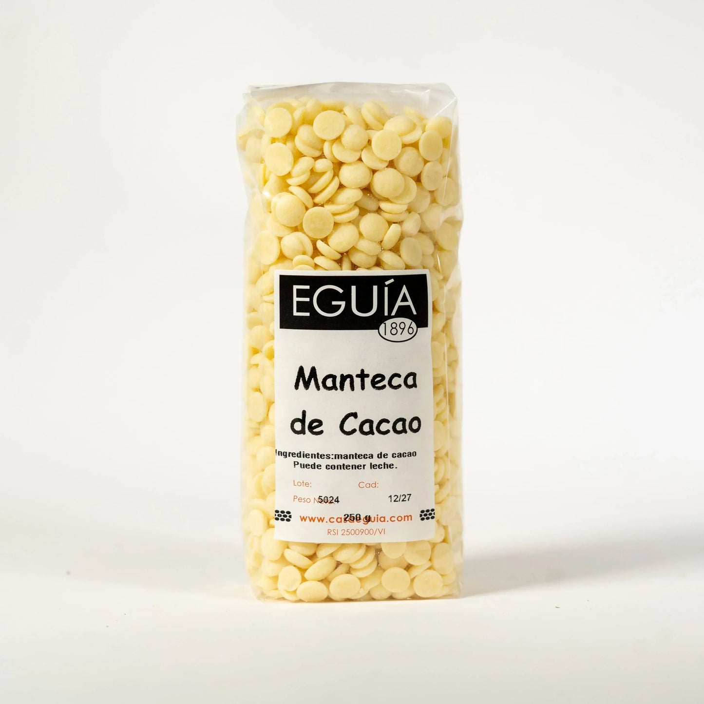 Manteca de cacao - Casa Eguia
