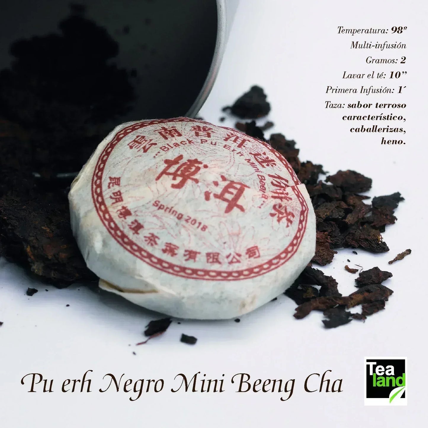 Té Pu erh Mini Beeng Cha - Casa Eguia