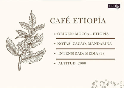 Café Mocca Etiopía - Casa Eguia