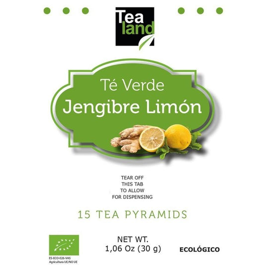 TE VERDE JENGIBRE LIMON ECO