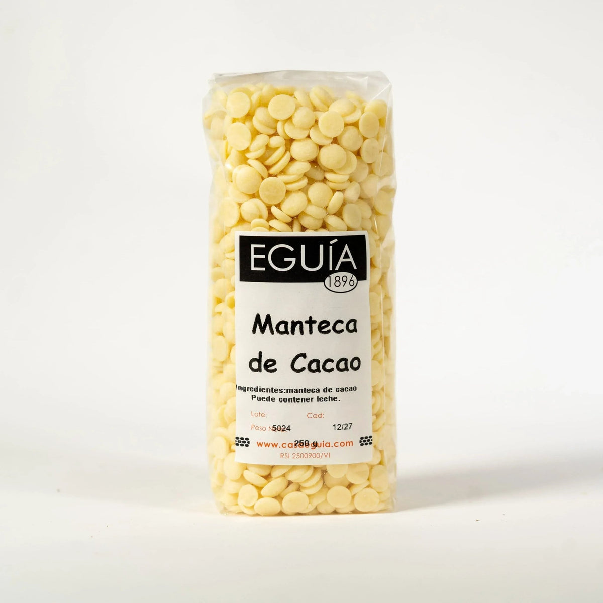 Manteca de cacao - Casa Eguia