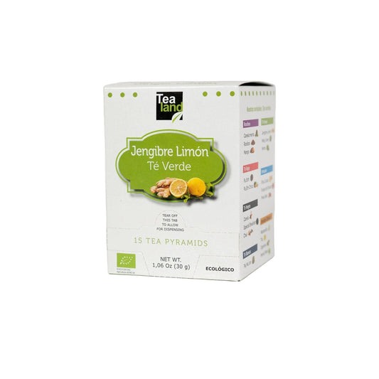 Té Verde Jengibre Limón Eco – Casa Eguía
