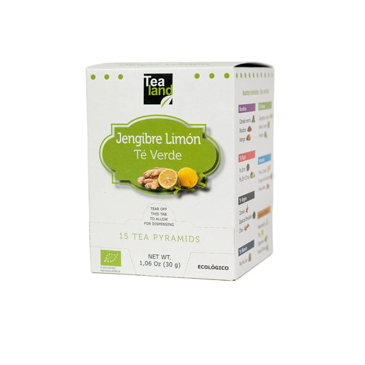 Té Verde Jengibre Limón Eco - Casa Eguia
